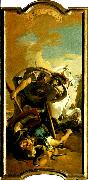 Giovanni Battista Tiepolo konsul lucius brutus dod och hannibal igenkannande hasdrubals huvud oil painting